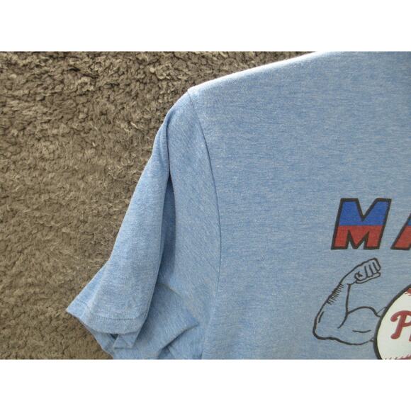 PHILADELPHIA PHILLIES Macho Row 1993 Team Men's HOMAGE XXL T-shirt - Picture 6 of 14